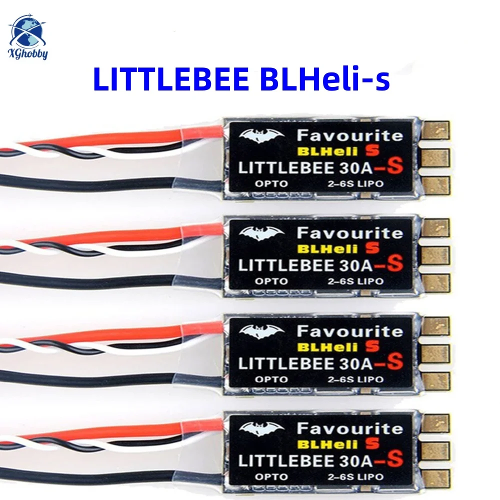 

Favourite FVT LittleBee 30A-S 30A - S ESC BLHeli_S OPTO 2-6S Supports Mulitshot Oneshot42 OneShot125