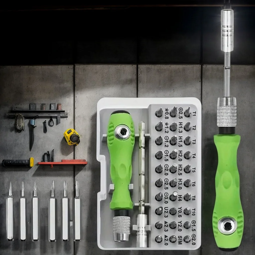 

Набор прецизионных отверток 32 в 1. Мини-набор магнитных инструментов с регулируемым удлинителем для ремонта телефона, iPad и камеры.