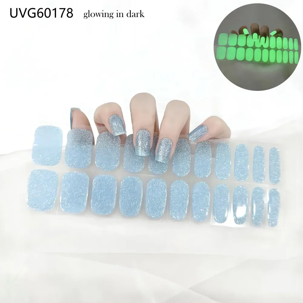Bandes Adhésives pour Ongles en Gel Semi-durci pour Halloween, Autocollants Fantôme, Chauve-Souris, Araignée, Lampe N64.UV, Besoin d'Appuyer sur la Manucure, Mode N64.Fashion