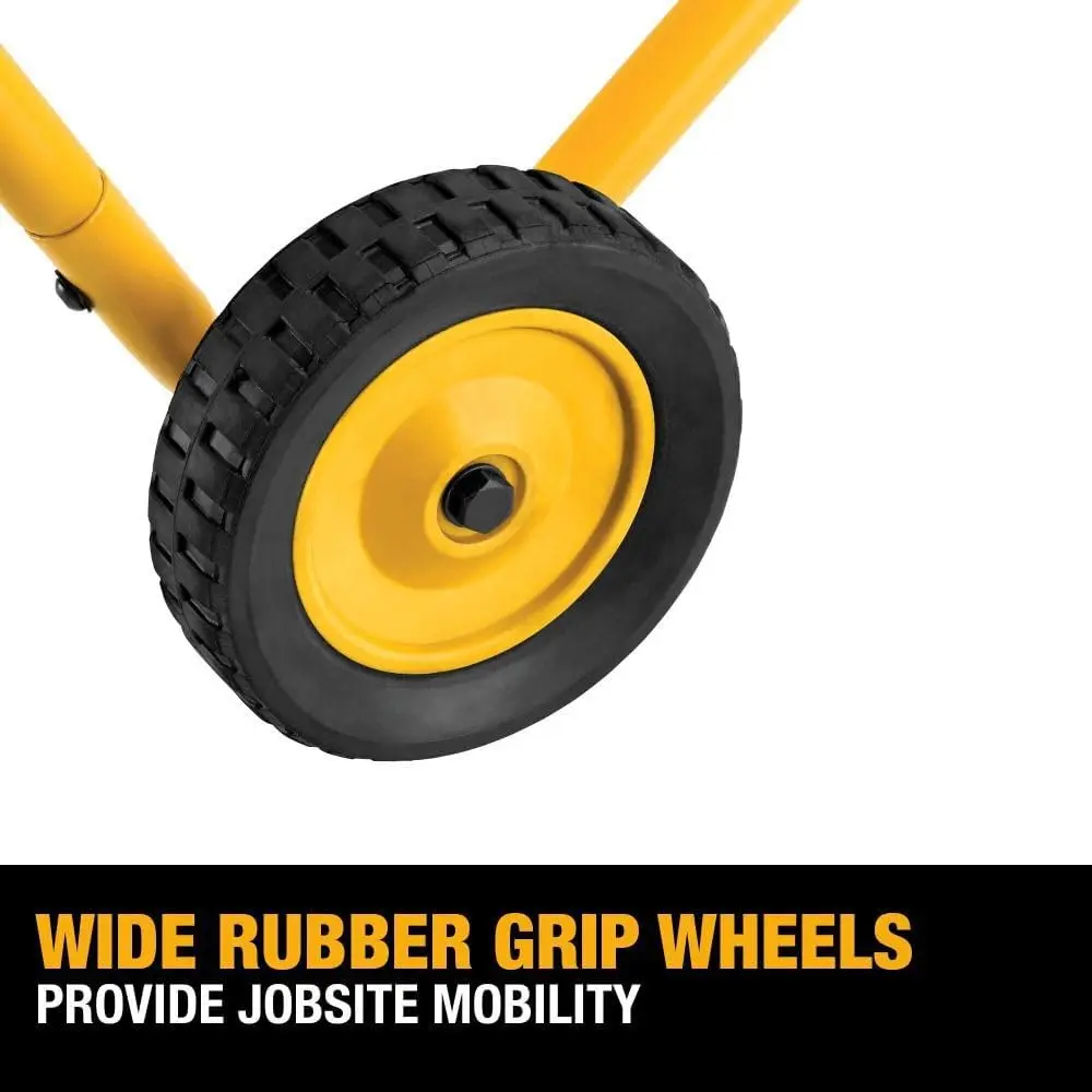 Miter Saw Stand With Wheels (DWX726), Yellow image 3