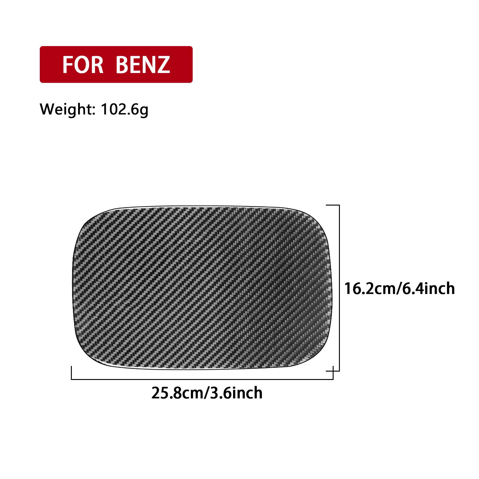 حقيقي ألياف الكربون اكسسوارات السيارات خزان الوقود غطاء تغليف ملصق لمرسيدس بنز W222 S-Class/مايباخ 13 14 15 16 17 18 19 2020 #5