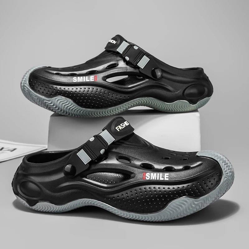 Sommer Neues Design Herren Strand-Clogs Outdoor-Sandalen Bequeme Hausschuhe EVA-Slides Herren Casual Gartenschuhe Männer Strand-Sandalen