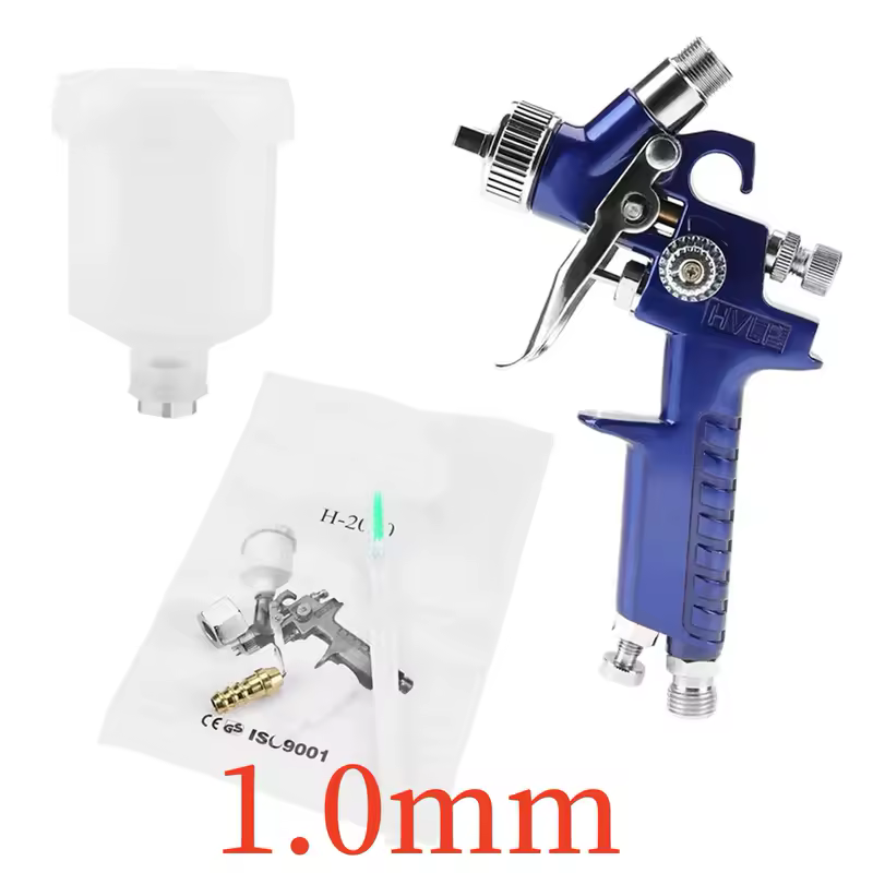 H-2000A Professional 0.8/1.0mm Nozzle 125ml Mini Pneumatic Spray Gun For Car Painting Repair Pneumatic Spray gun Mini spray gun - Image 7