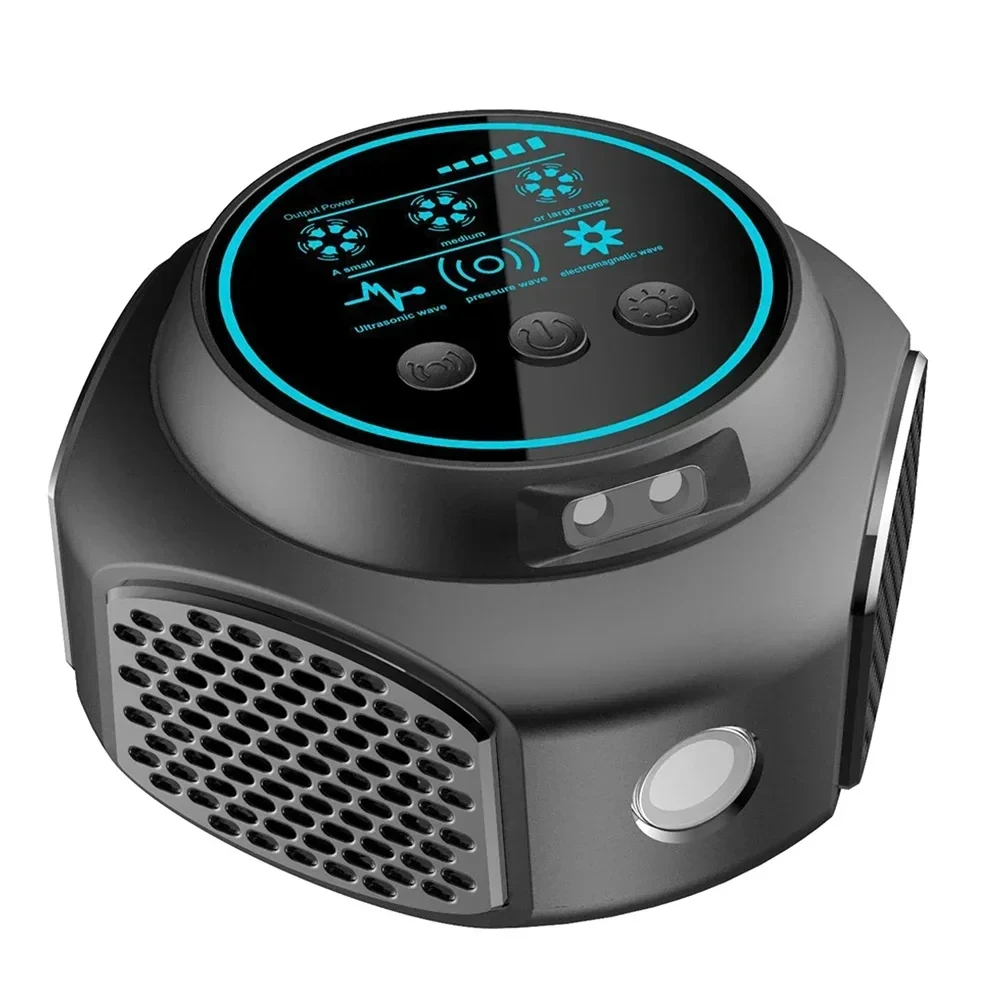 4-in-1 Ultrasonic Rodent Repellent Electronic Rat Repeller 360 Degrees Effectively Repels Flies Cockroaches Mosquitoes for