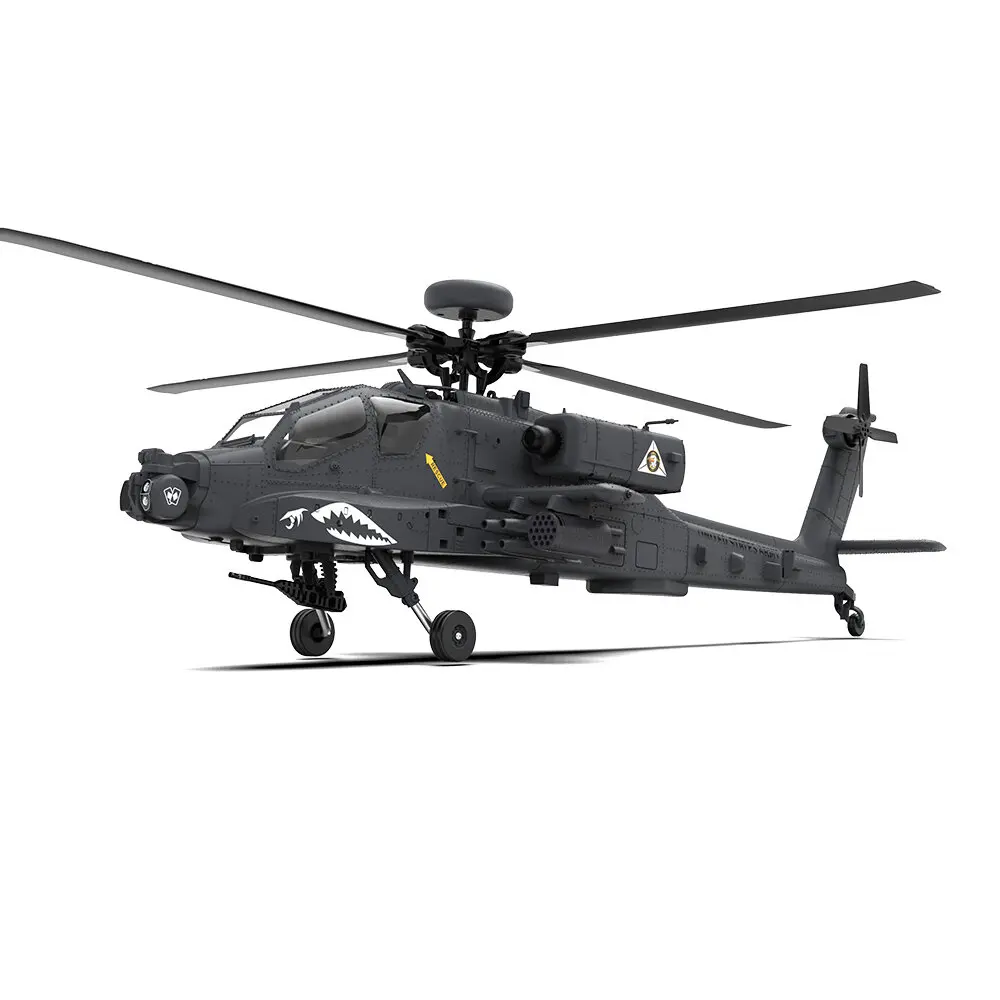 YXZNRC F11-S AH-64 Apache GPS Utrzymanie wysokości Pozycjonowanie przepływu optycznego Kamera FPV 5.8G Podwójny silnik bezszczotkowy Helikopter