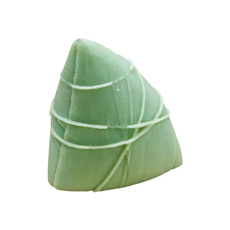 Molde de silicona de vela de Dragon Boat Festival Zongzi, simulación de alimentos, jabón hecho a mano para aromaterapia, piedra fragante, yeso, molinillo