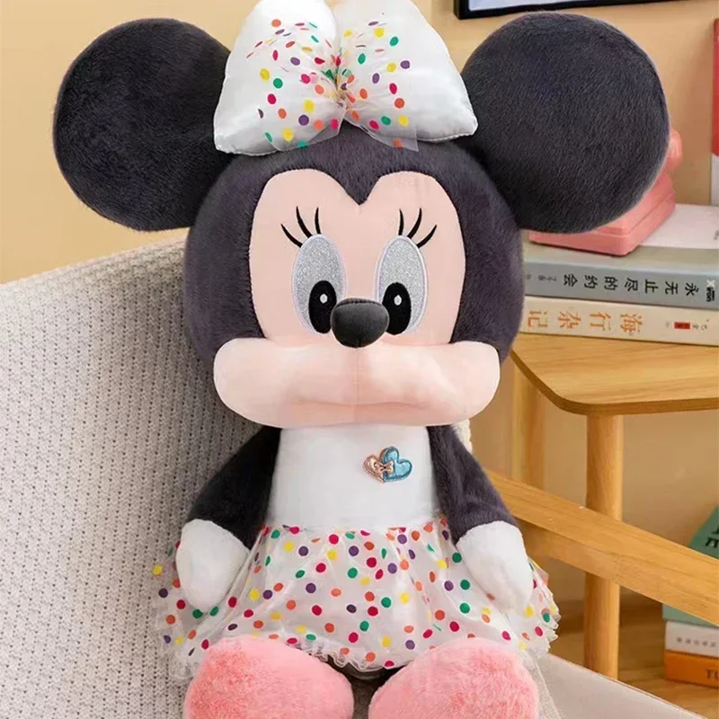 50/75 cm Disney Anime Mickey Minnie Mouse Pluche Gevulde Cartoon Pop Sierkussen Kinderen Verjaardag xmas Gift Speelgoed