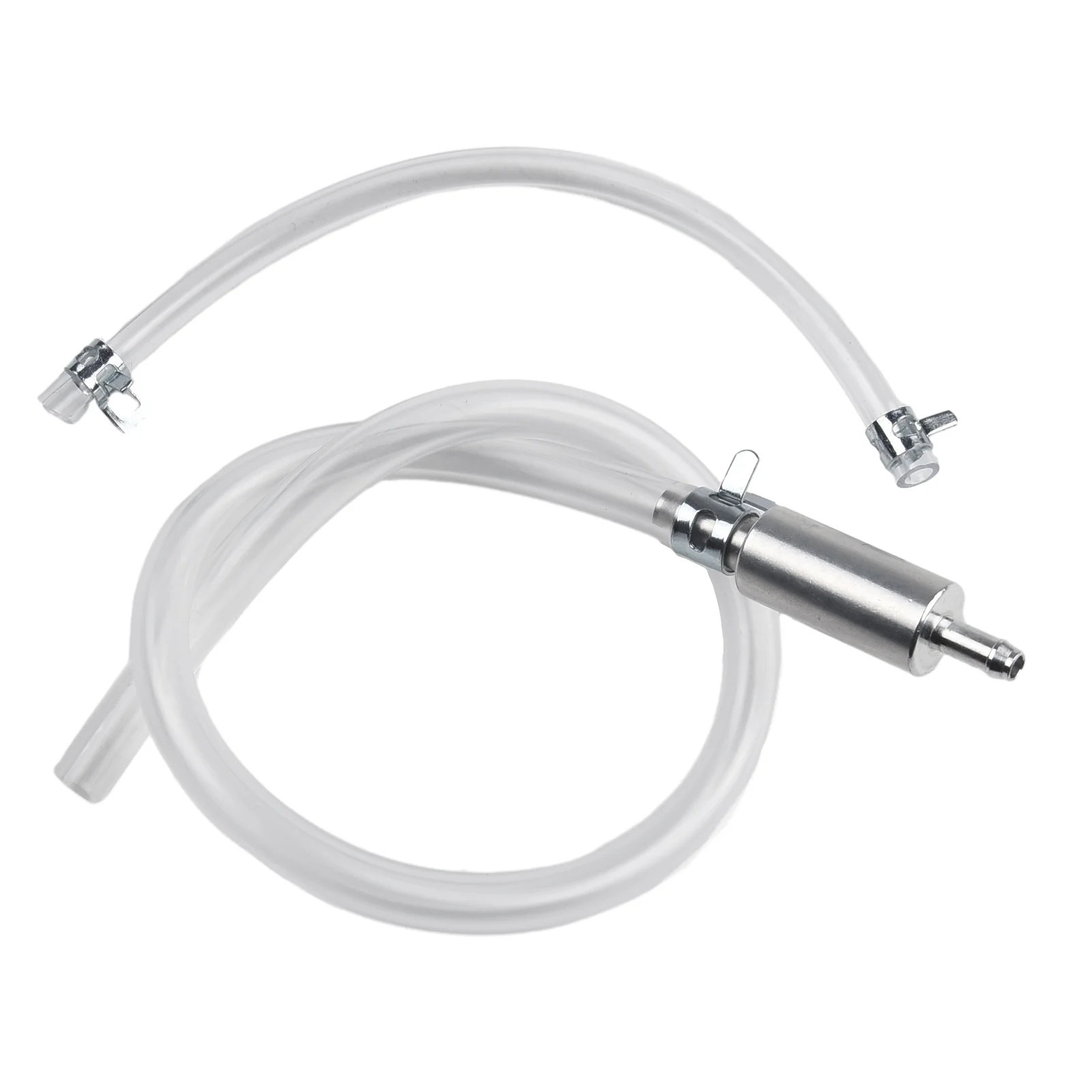 Motorcycle Brake Bleeder and Fuel Pipe Hose Set with Man Bleeding Tool and Clear Tubing for Monitoring Fluid Flow Easily
