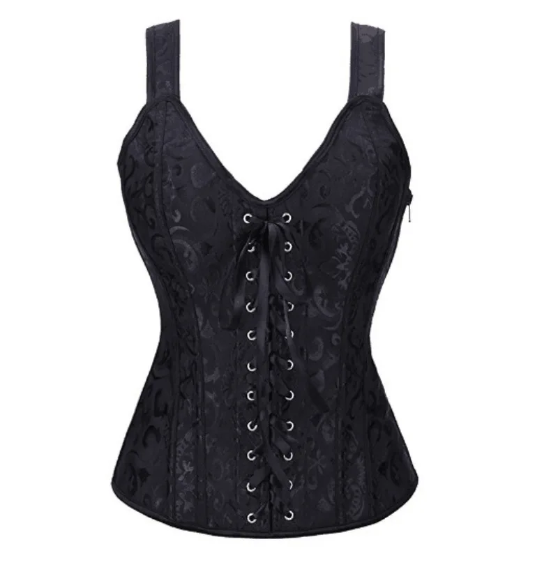 Shoulder Straps Shapewear Court Corsets Crop Tops for Women