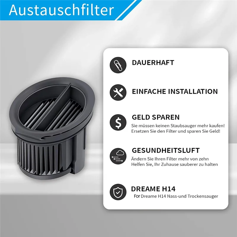 

N11R Accessory Set For Dreame H14 Wet And Dry Vacuum Cleaner Brush Rollers HEPA Filters