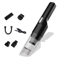 Handheld Vacuum, 120W 9000PA High-Power Cordless Rechargeable Vacuum Cleaner, Wet and Dry Suitable for Home Car Office