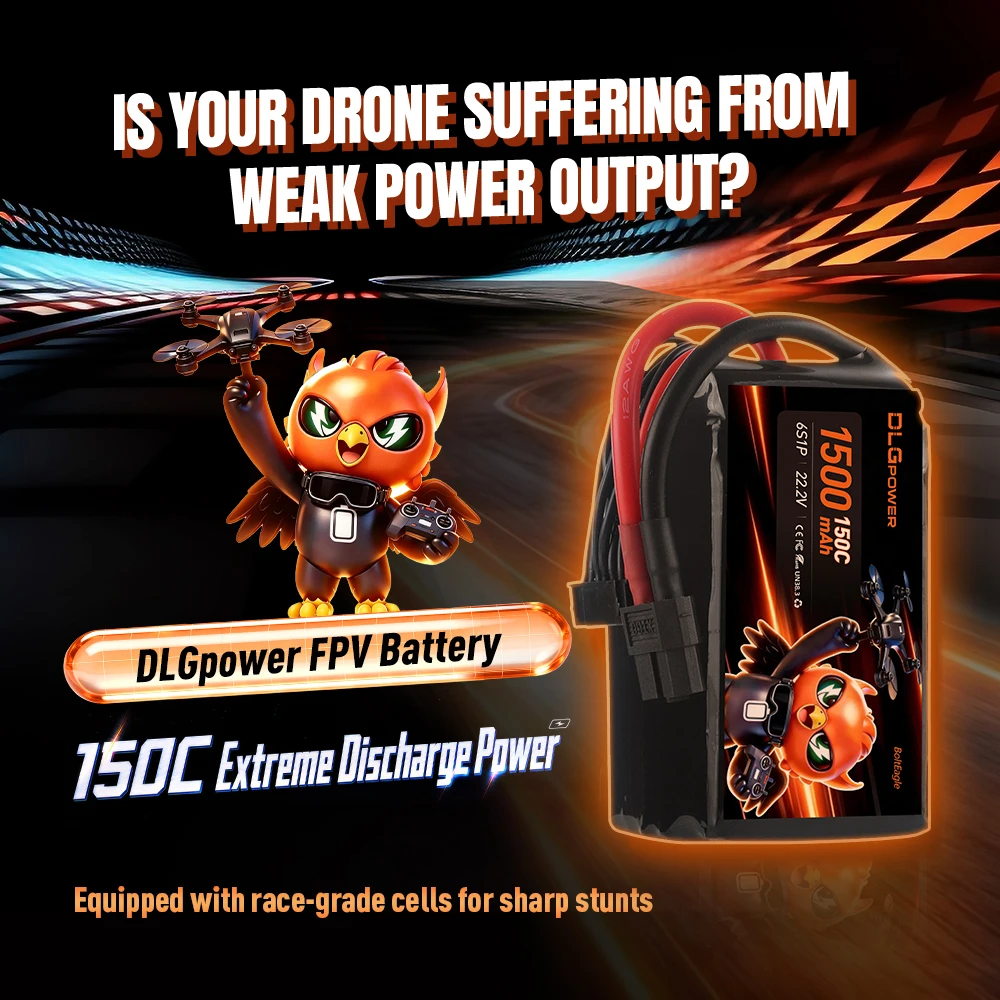 1500mah 150C 6S 22.2V Lipo Battery with XT60 Plug For RC FPV Airplane Drone Quadcopter Helicopter Boat Car Airplan Vehicles Toys