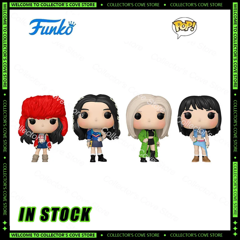 Официальные оригинальные фигурки Funko Pop Blackpink, фигурка GK, модель Lisa Jennie Jisoo Rosé, коллекционная модель, игрушки для мальчиков и девочек