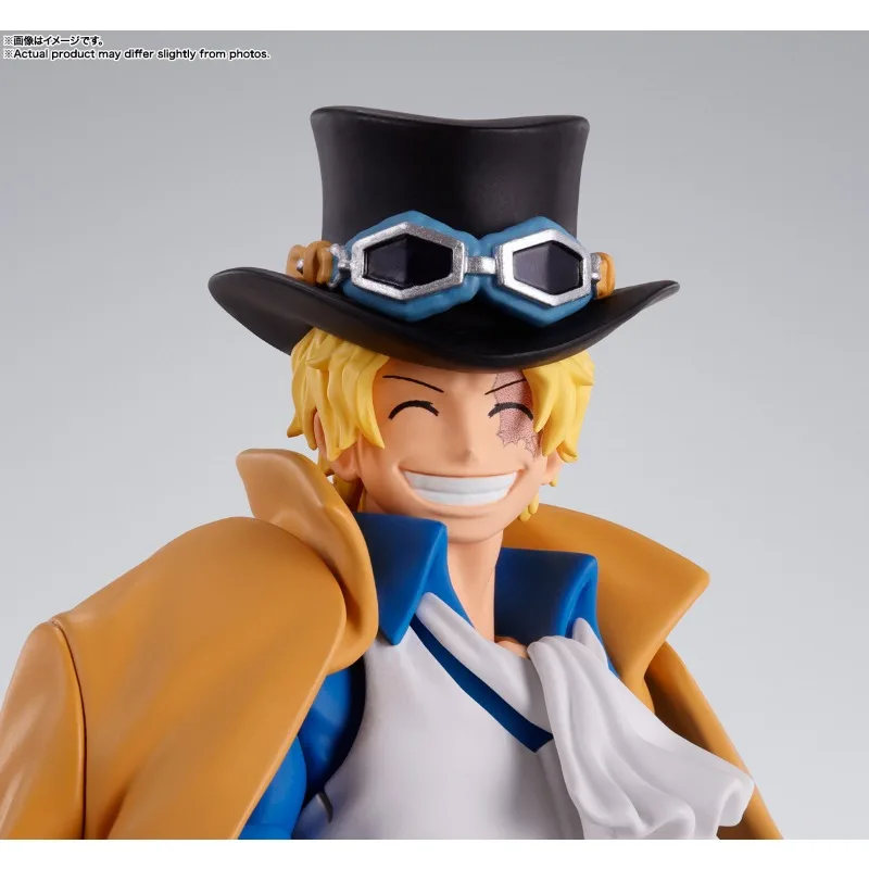 Original Bandai S.H.Figuarts One Piece SABO REVOLUTIONARY ARMY CHIEF OF STAFF Anime Action Figure PVC Collectible Model