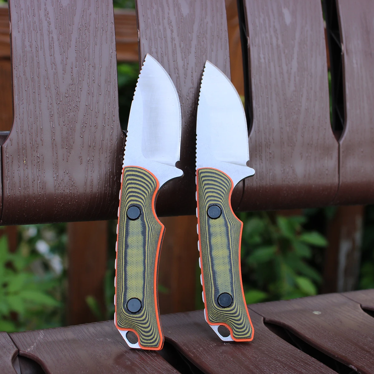 

Outdoor Knife Tactical Hunting Knife G10 Handle Outdoor Self Defense Camping Hiking Survival Straight Knife with K Sheath
