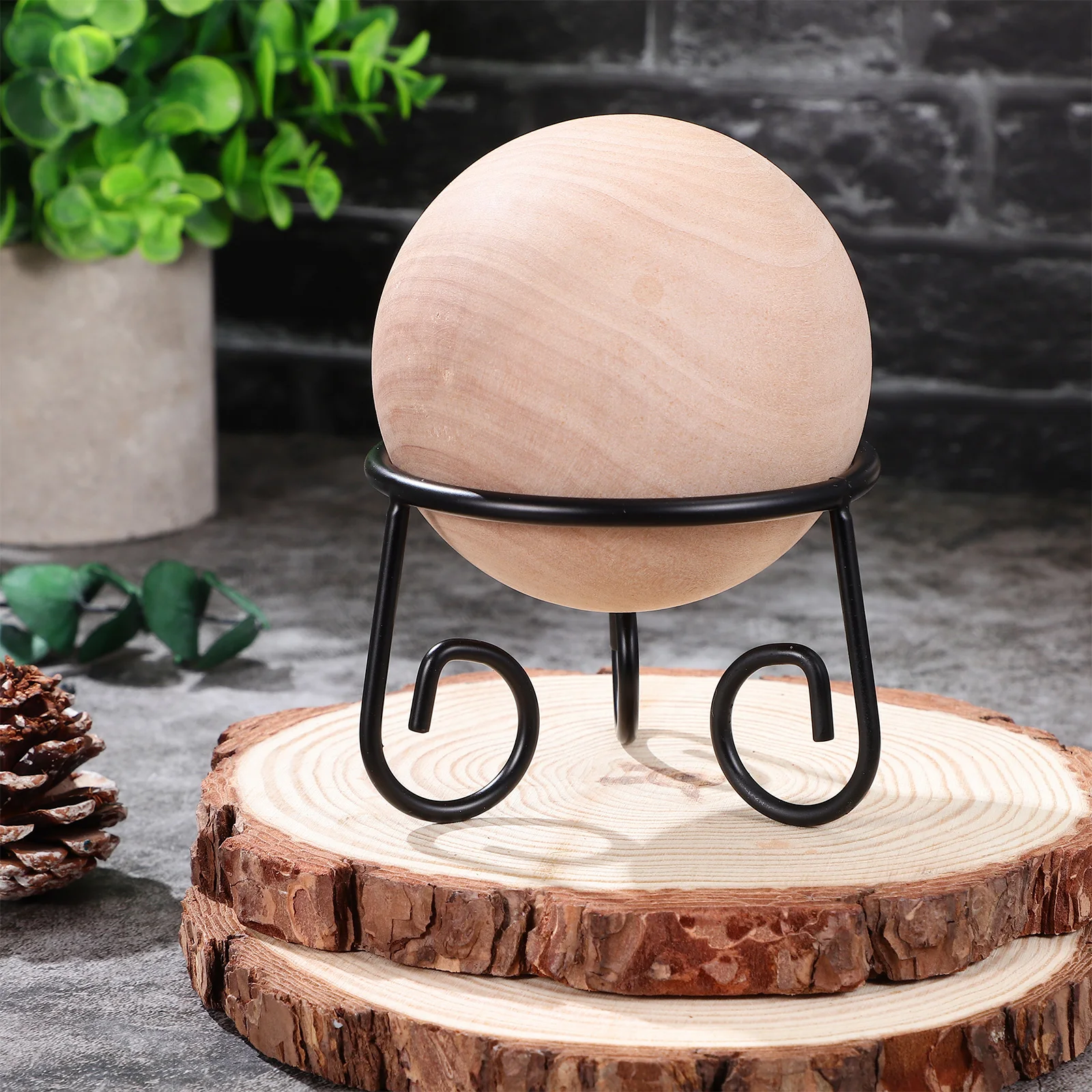 

Metal Gazing Globe Stand Crystal Ball Display Base gazing ball stand Multiuse Gazing Ball Displaying Lantern Light bulbs holder