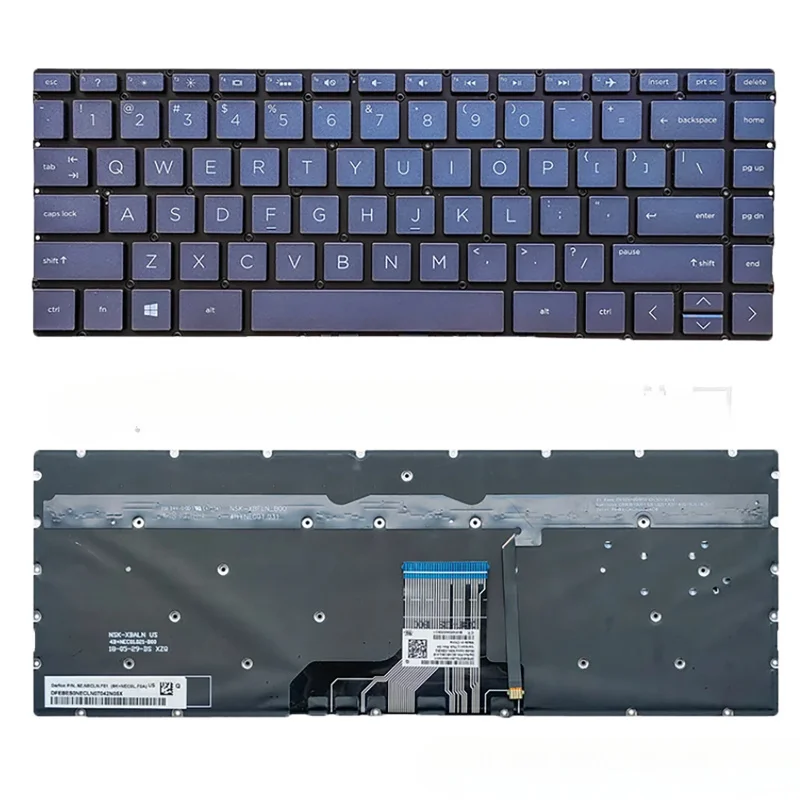 الولايات المتحدة RU FR ل HP 13-AN AH AG AQ AR TPN-W133 W144 Q214 W141 لوحة المفاتيح CC #5