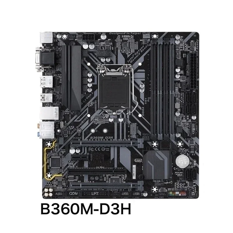 For Gigabyte B360M D3H Motherboard LGA 1151 DDR4 Mainboard 100% Tested OK Fully Work Free Shipping