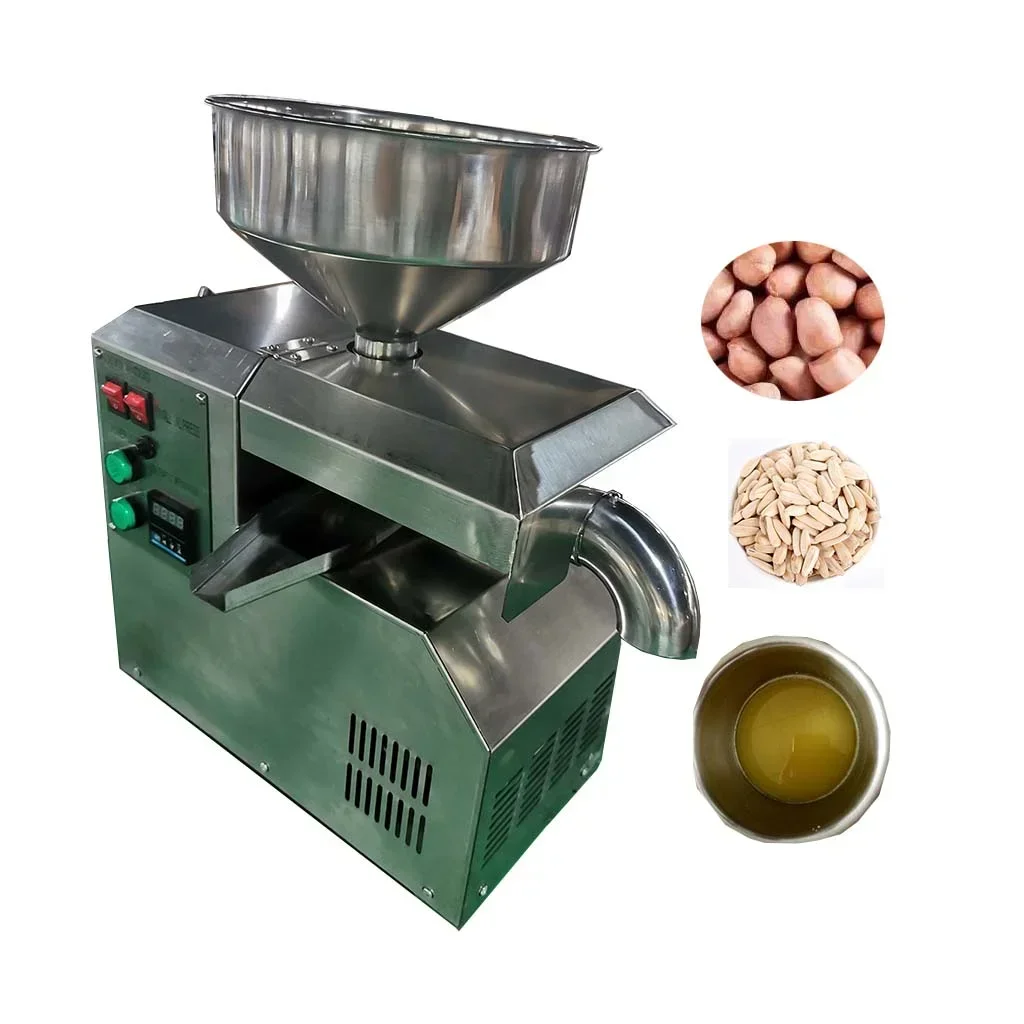 

Commercial oil pressers 10kg/hour coconut groundnut oil press sesame oil extractor machine