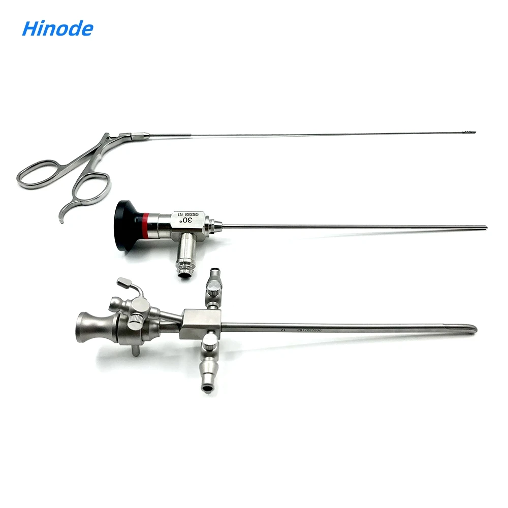 

HD Veterinary Veterinarian Φ2.7X175mm 0 degree 30 degree Rigid Endoscopes and Sheath Forceps Pets Animal Hospital