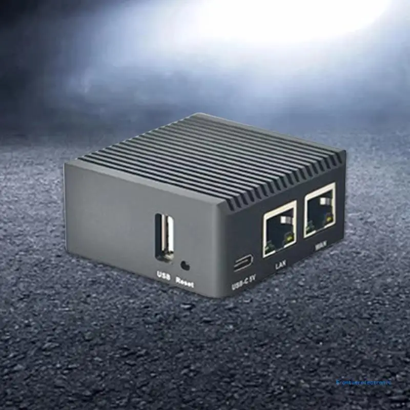 NanoPi R2S Open Source Mini Router Dubbele Ethernet-poorten 1GB RK3328 Metaal voor DropShipping