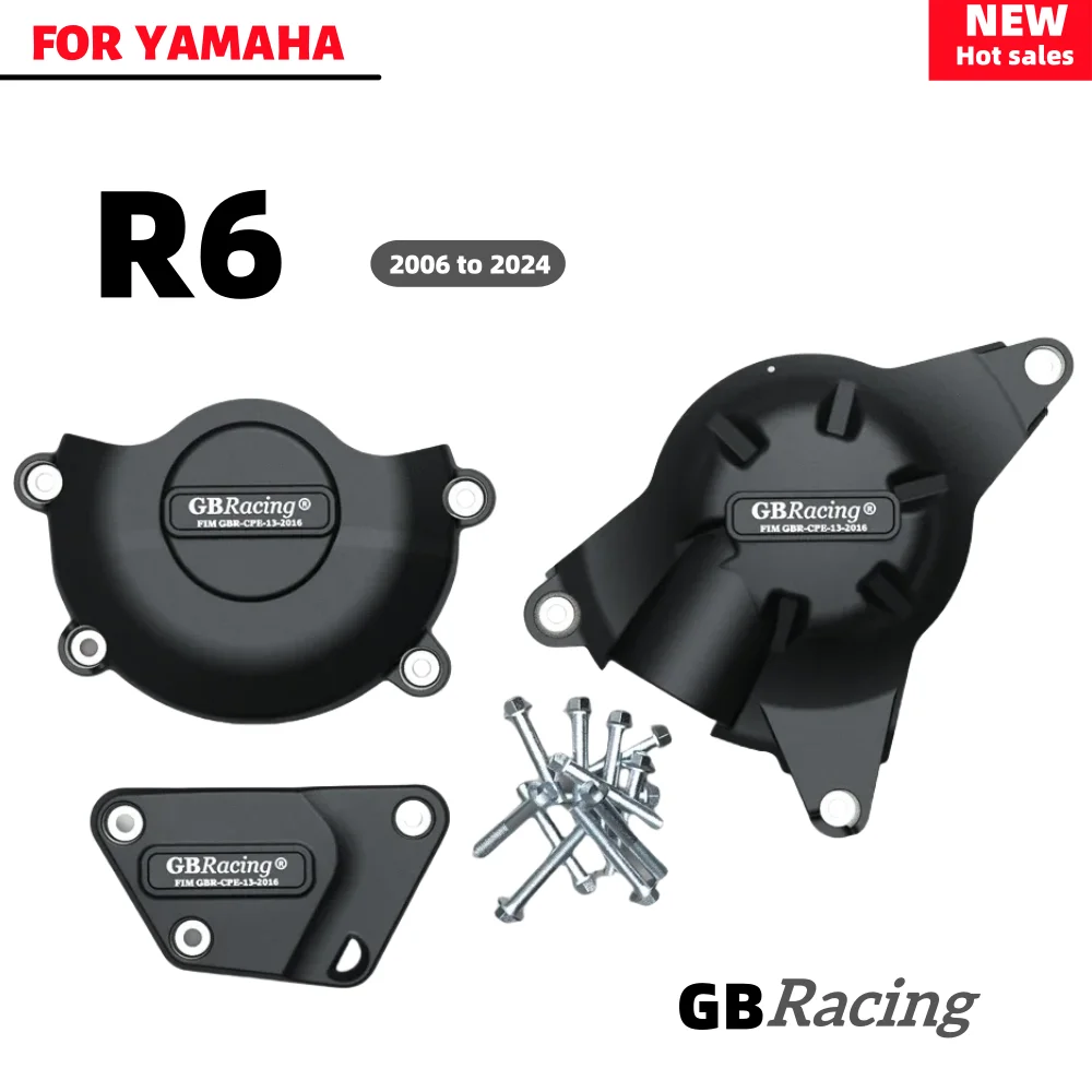 

GBRacing Engine Hood R6 2006-2024 Yamaha, Body and Frame, Motorcycle Clutch, Water Pump, and AC Generator Protective Cover