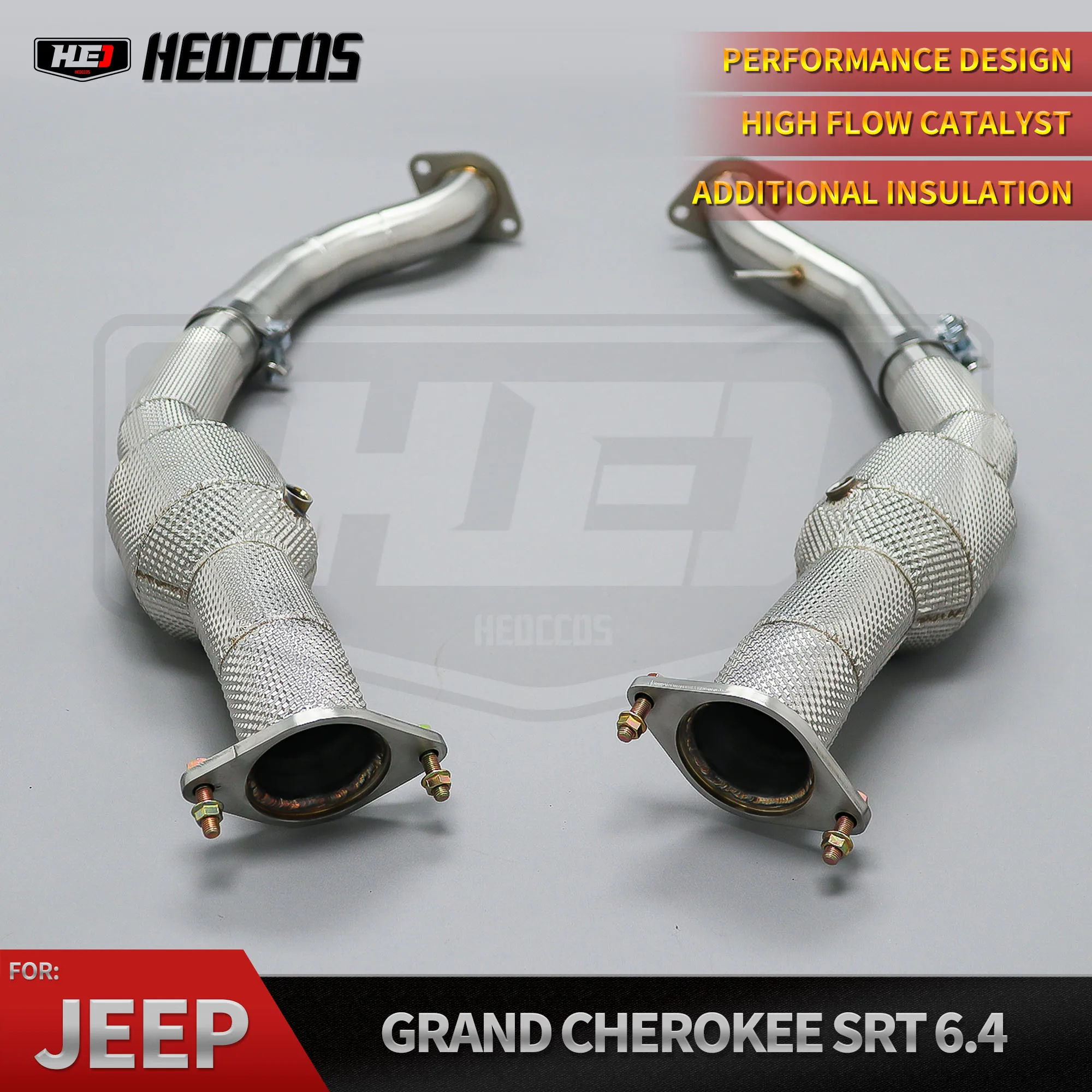 

HEO High Quality Downpipe for jeep Grand Cherokee SRT 6.4 Racing Performance Downpipe Exhaust System