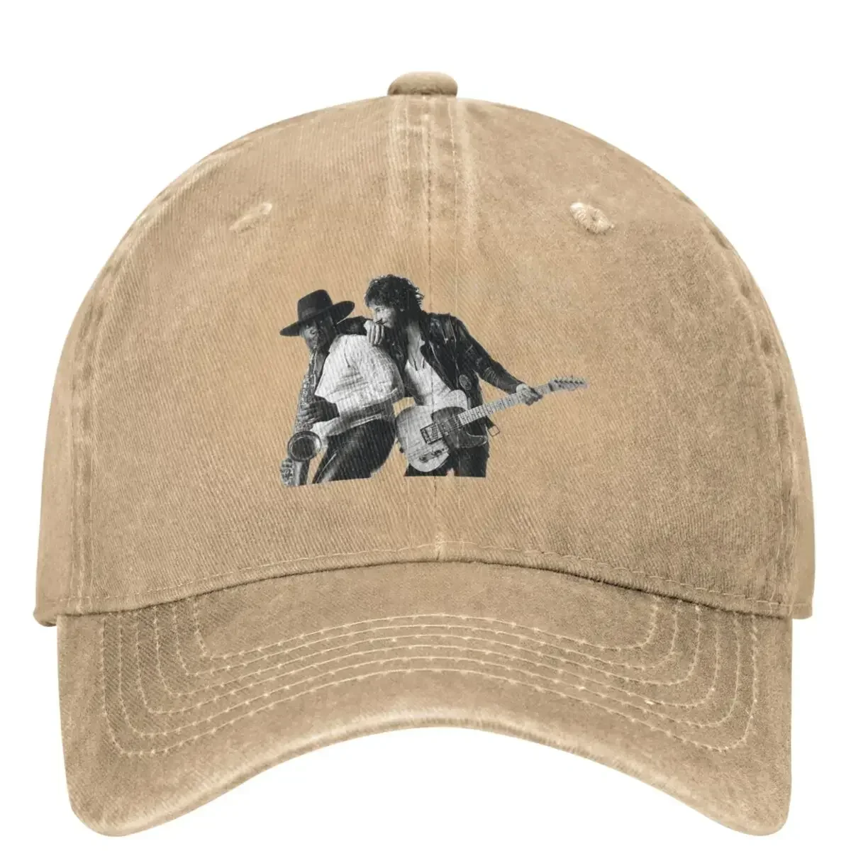 Bruce The E Street Band Springsteen Poster Denim Baseball Cap Fleetwood Tour Hippie Trucker Hat Spring Women Cool Baseball Caps