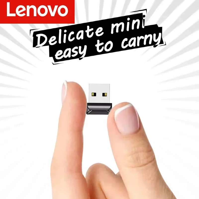 لينوفو USB 2.0 128 جيجابايت محرك قلم صغير للغاية أسود عالي السرعة ذاكرة عصا القلم محرك 64 جيجابايت USB محرك فلاش بيضاوي مقاوم للماء بندريف