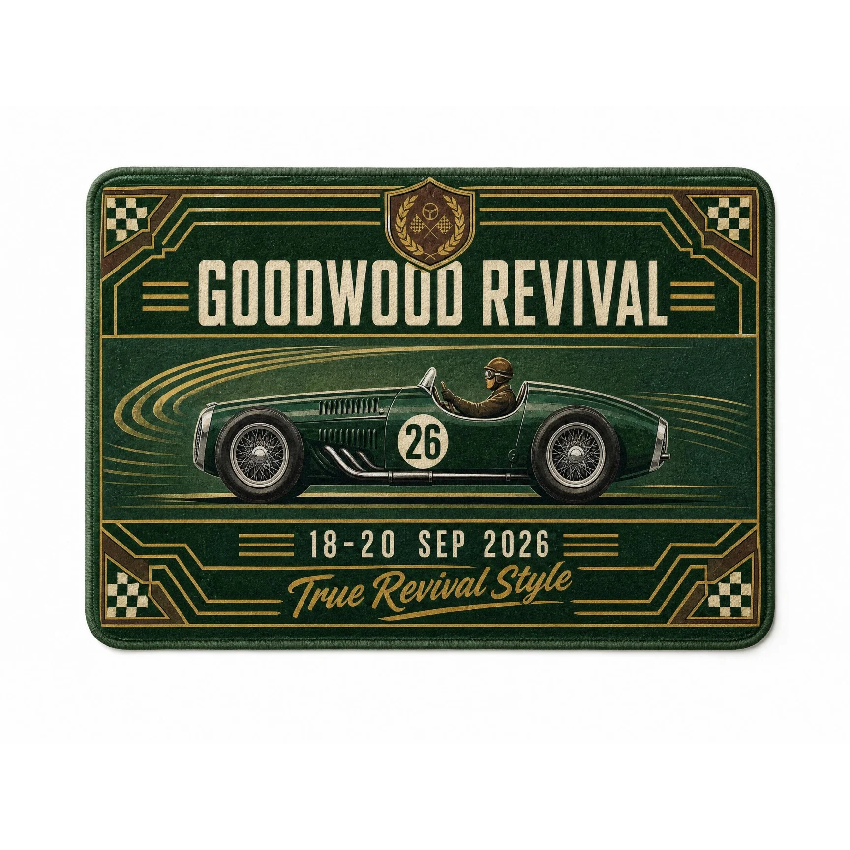 Goodwood Revival 2026 Floor Mat, Suitable For Decorating Living Rooms And Bedroom Entrances, A Unique Holiday Gift - view 6