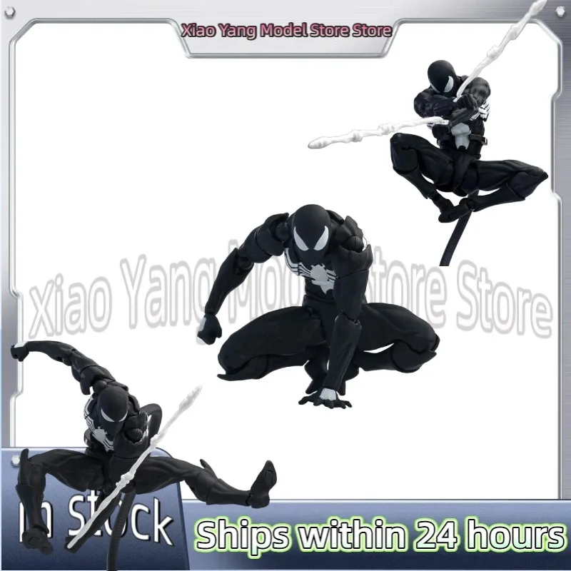 

Hot Sale in Stock Spider-Man Figurine Black and Red Spider-Man Figurine Action Toy Custom Model Gift Toy