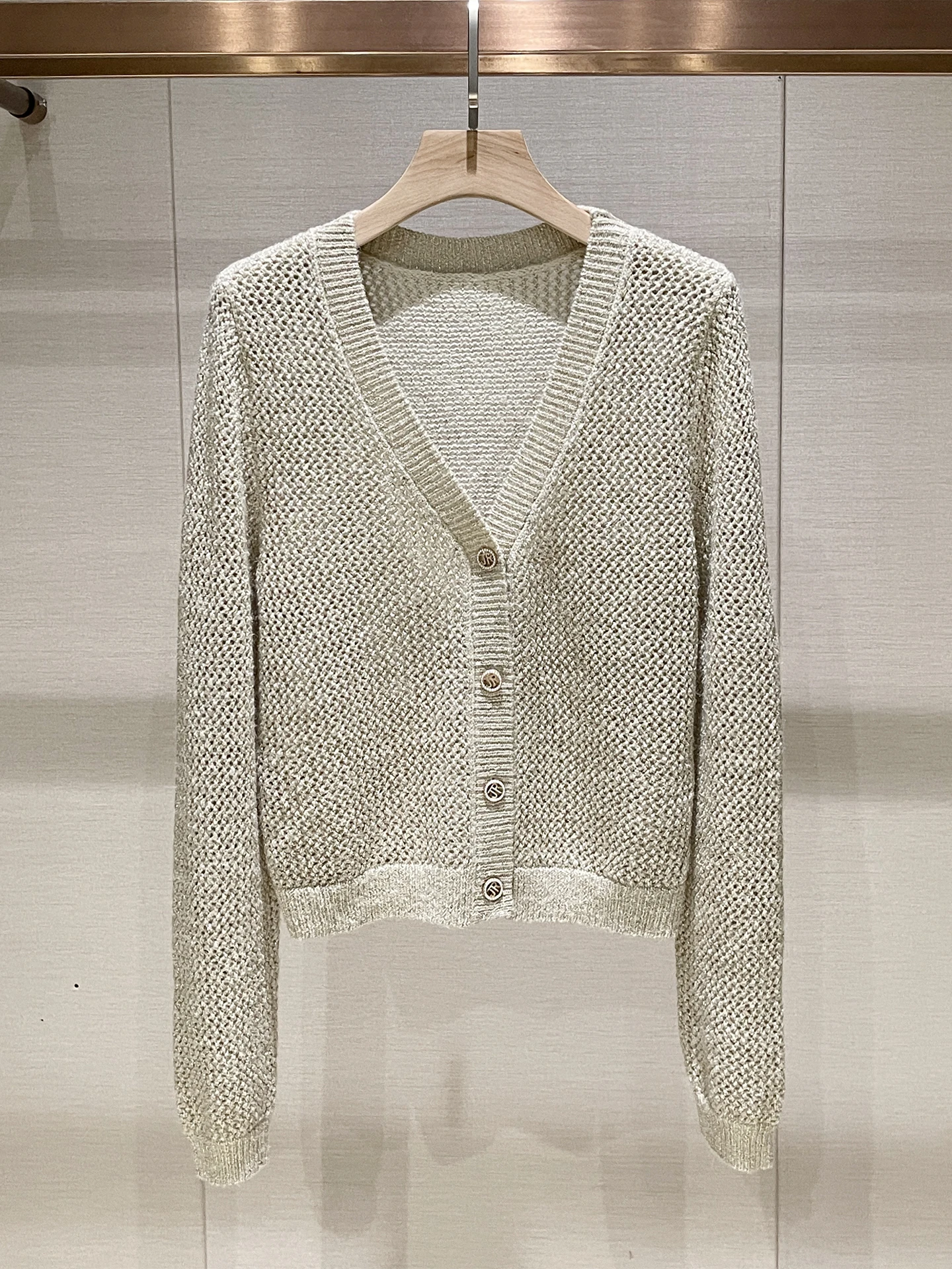 

Новый женский кардиган Slim Fit с V-образным вырезом, вязаный, на одной пуговице, повседневный, длинный, дышащий, для осени и зимы...