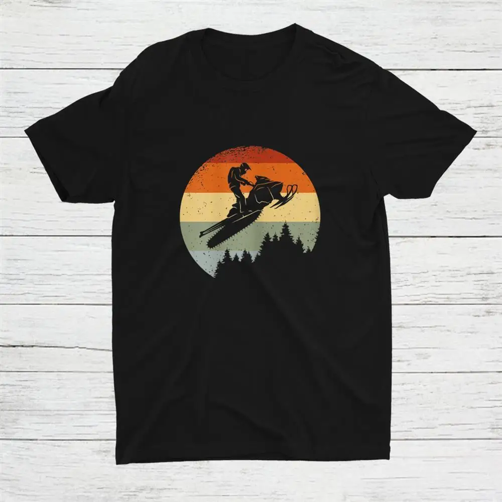 

Snowmobile Winter Sports Retro Vintage Unisex T-shirt S-5XL