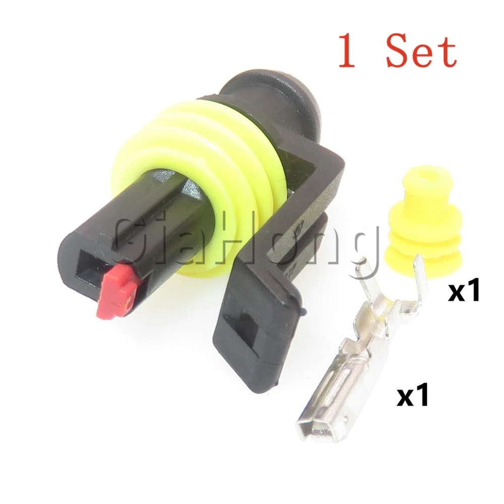 1 Set 1 Ways 282079-2 282103-1 Starter Automobile Waterproof Male Female Connector Car Low Voltage Electric Wiring Socket