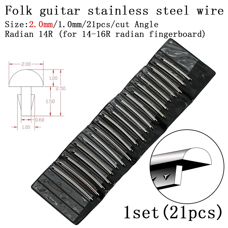 Guitar Frets Fret Wire For Acoustic Guitar Classic Guitar Nickel-copper/Stainless Steel 2.0MM / 2.2MM / 2.4MM