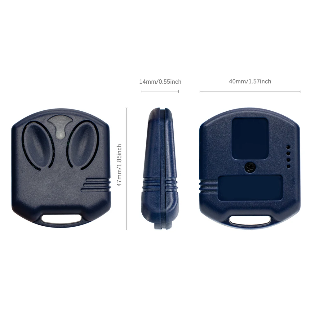 1-10pcs FADINI JUBI 433-2 Garage Door Remote 433.92MHz Gate Opener JUBI 433-4 433-2T 433 2TR Transmitter Keychain