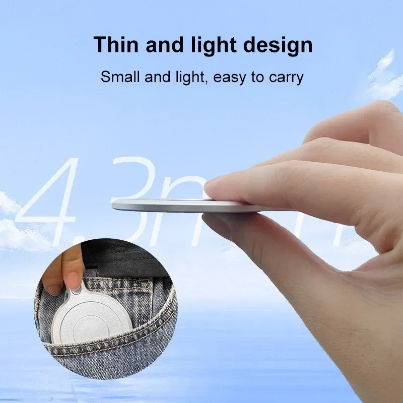 Magnetic Adapter For Insta360 Flow 360° Rotation Gimbal Magnetic Attraction for magsafe Cellphone Action Camera Accessorie