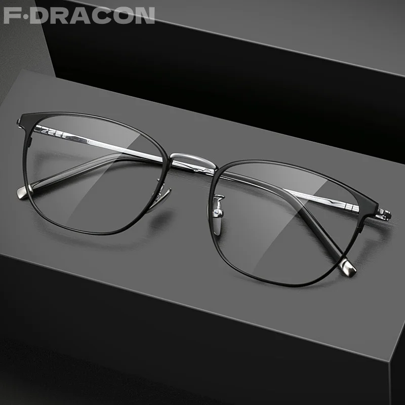 New Ultra-light Titanium Glasses Frame Business Men's And Women's Anti-blue Light Optical Prescription Glasses Frame 2101