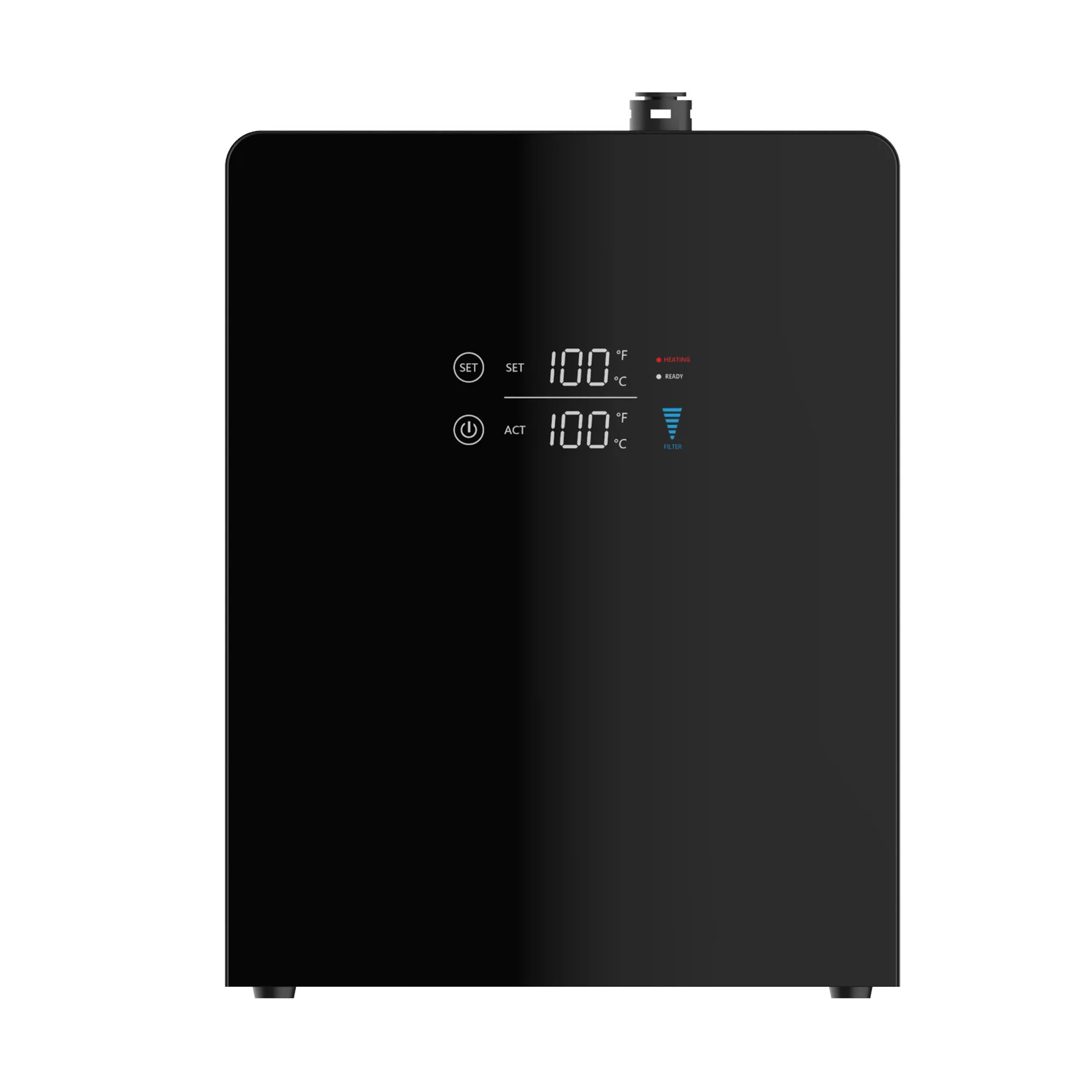 Large Capacity Black Easy Install Kitchen Household High-end Boiling Filtered Water Machine