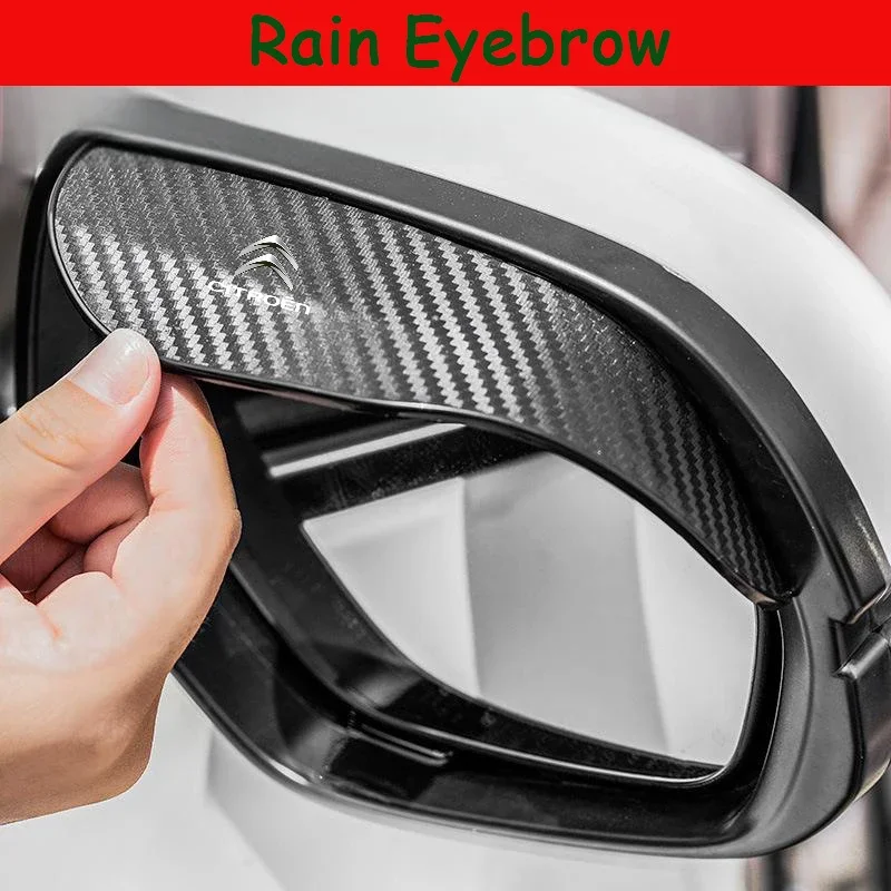 مقاوم للماء مرآة الرؤية الخلفية غطاء للمطر لسيارة غطاء مرآة لسيتروين C1 C3 C4 C5 C6 2CV VTS بيكاسو الصليب الصبار C4L DS3 DS4 DS5 #2