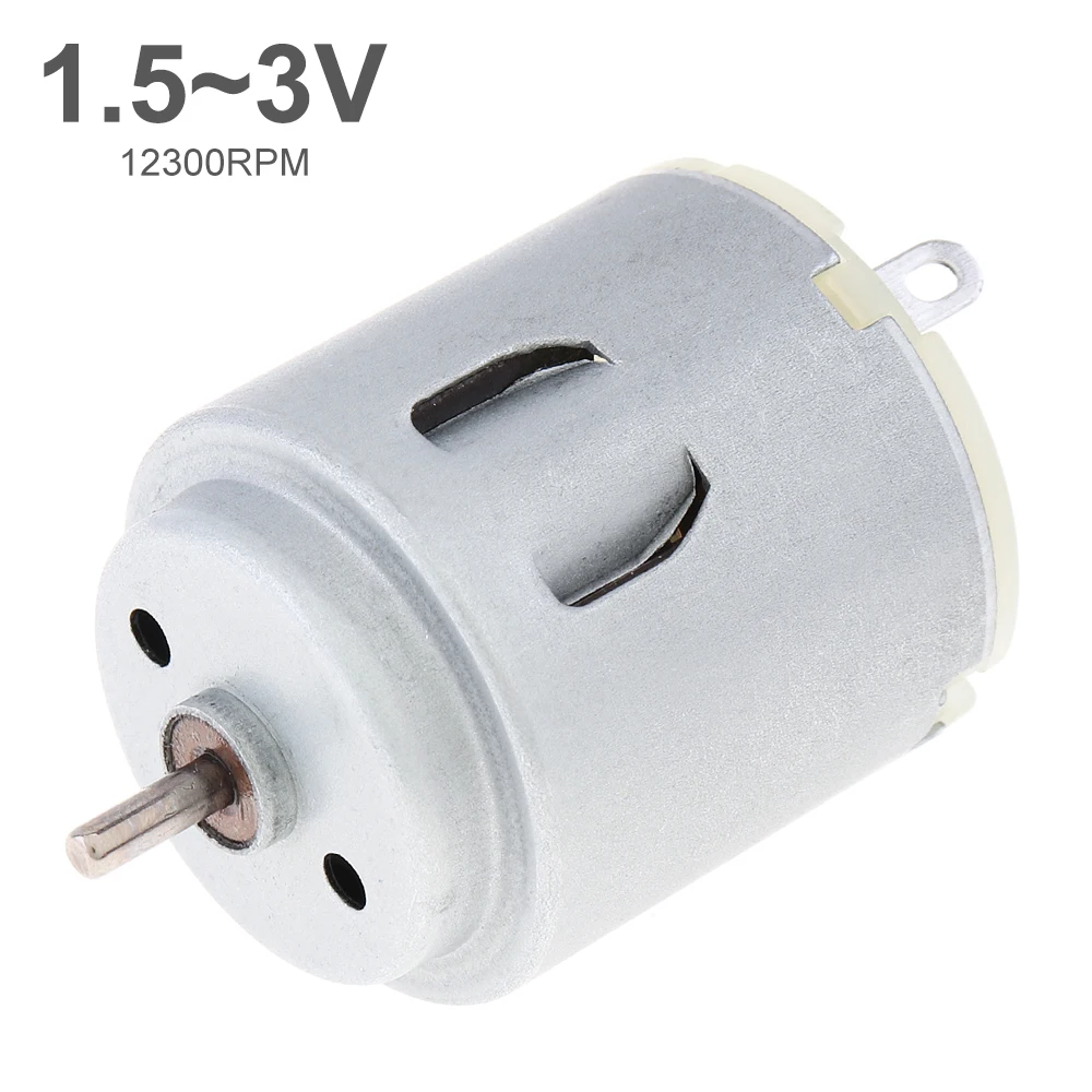 R260 DC 3.0V 4.73A 12300RPM Toy Motor Dumper Micromotor Electric Small Toy Motor with Carbon Brush for DIY Toy Model