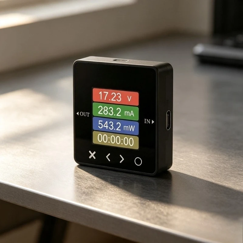 High Precision Digital USB Voltmeter Ammeter uA Low Power Analyzer PD Decoy Adjustable Power Supply Module