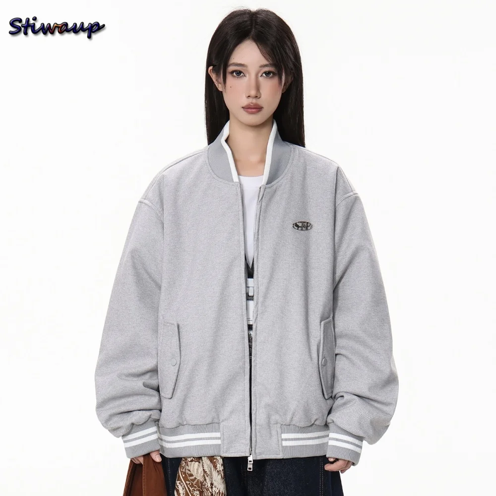 

Женская теплая зимняя пуховая куртка-бомбер, женская толстая модная парка большого размера с круглым вырезом, зимняя женская стеганая куртка, женская верхняя одежда