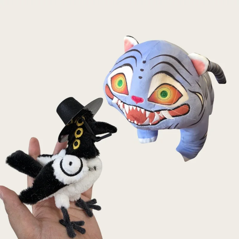 

Anime Cartoon Kpop Demon Hunters Tiger Crow Plush Animals Cartoon Plushies Stuffed Doll Peripherials Toy Decora Gifts