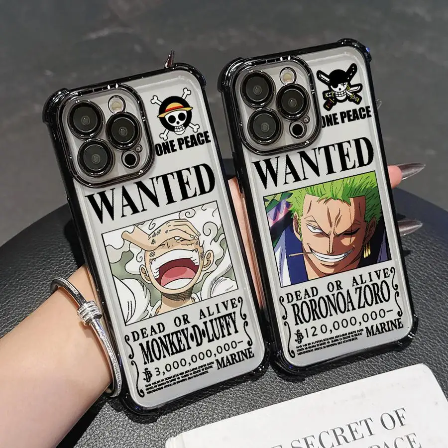 Etui na telefon One Piece Luffy do Apple iPhone 17 Pro Max 16 Pro 16e 14 11 12 Plus 13 15 Air