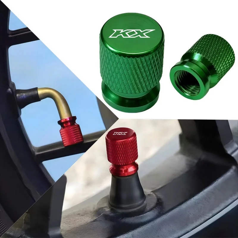 

Аксессуары из алюминиевого сплава для мотоциклов Kawasaki KX125 KX250 KX250F KX450F, аксессуары для крышек вентилей шин