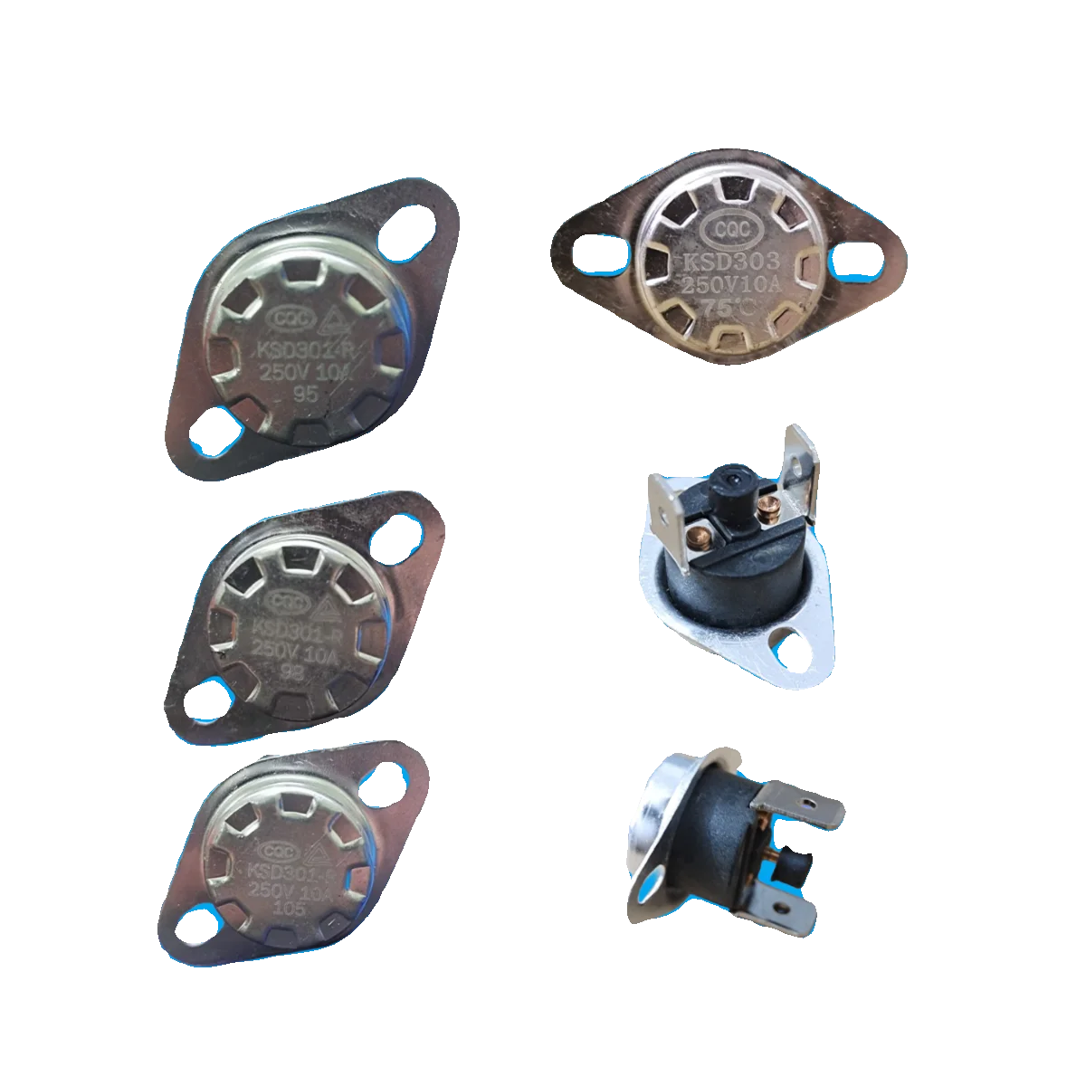 موزع المياه المنزلية ترموستات مغلق عادة 75 95 98 105 درجة دليل أوتوماتيكي مضاد للجفاف حرق التبديل خزان التدفئة #1