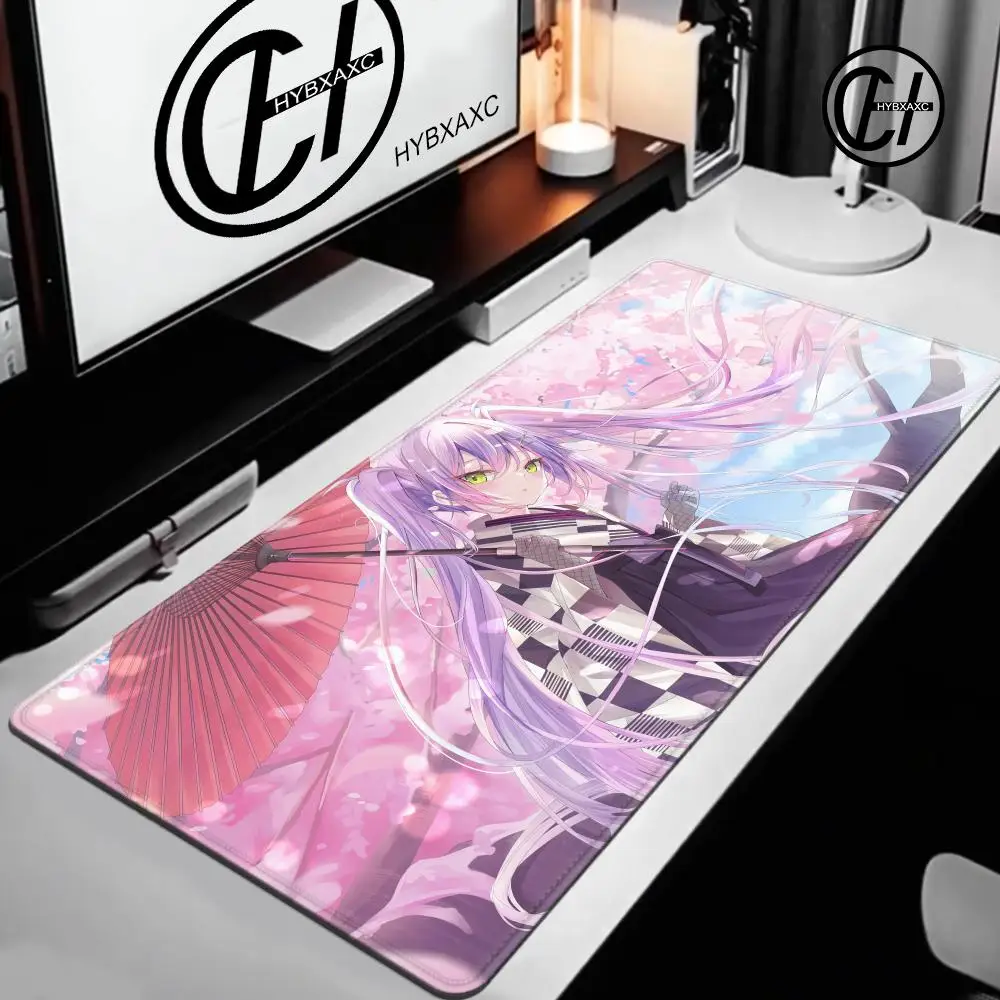 

Gaming Mouse Pad Computer Kawaii Mousepad Hololive Tokoyami Towa Desktop Mat PC Anime Girl Keyboard Gamer Accessories Table Mat