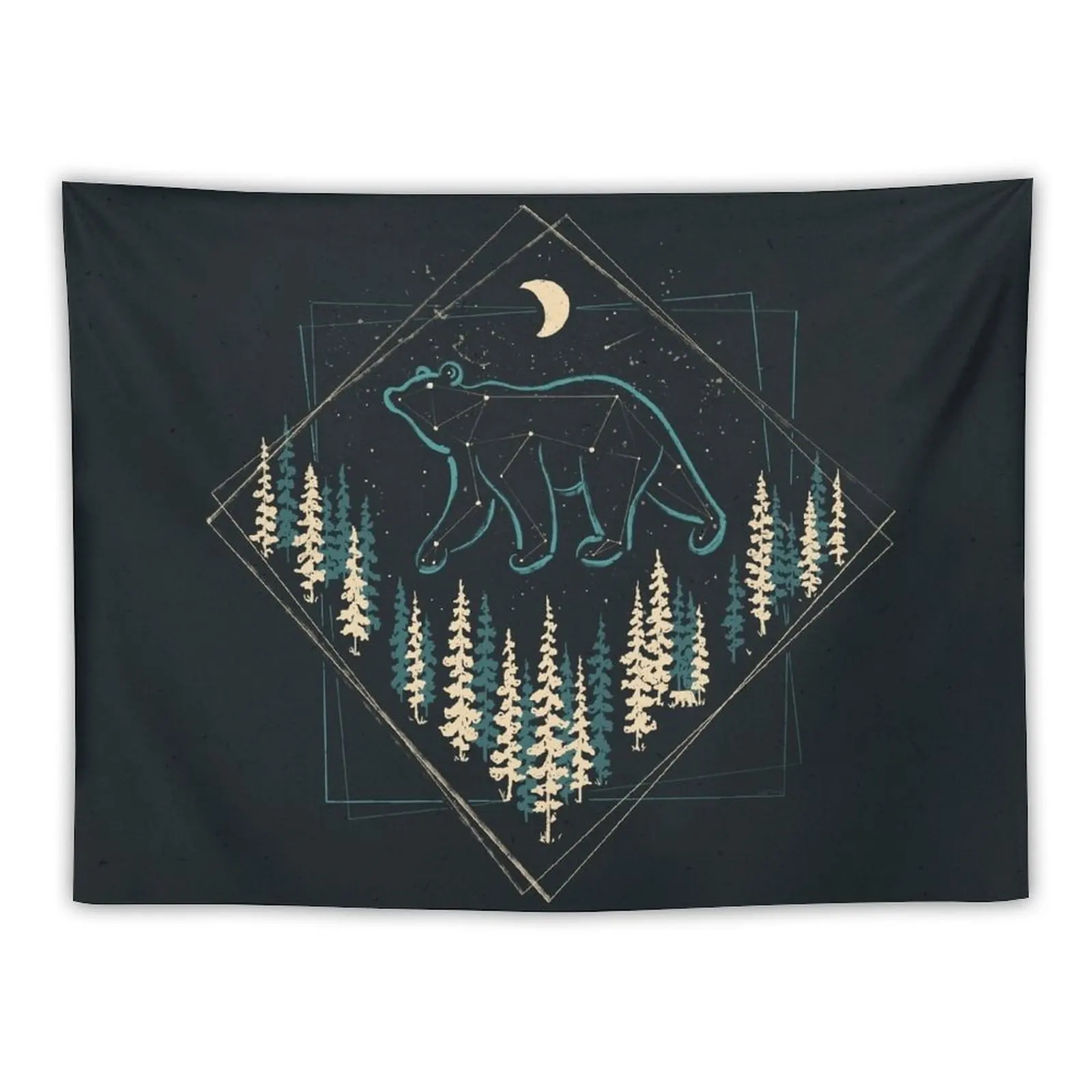 

The Heaven's Wild Bear Tapestry Wall Hanging Wall Home Decor Accessories Room Decorations Aesthetics Anime Decor Tapestry