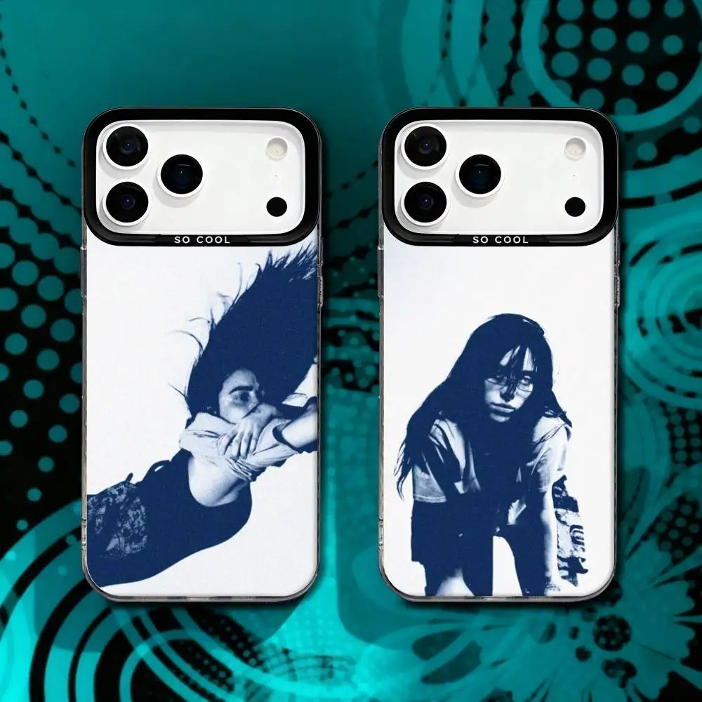

B-Billie HIT ME HARD AND SOFT Matte Fingerprint Proof Phone Case For iPhone 17,16,15,14,13,12,X,8,Pro,Max,Plus,SE4,Air,Mini